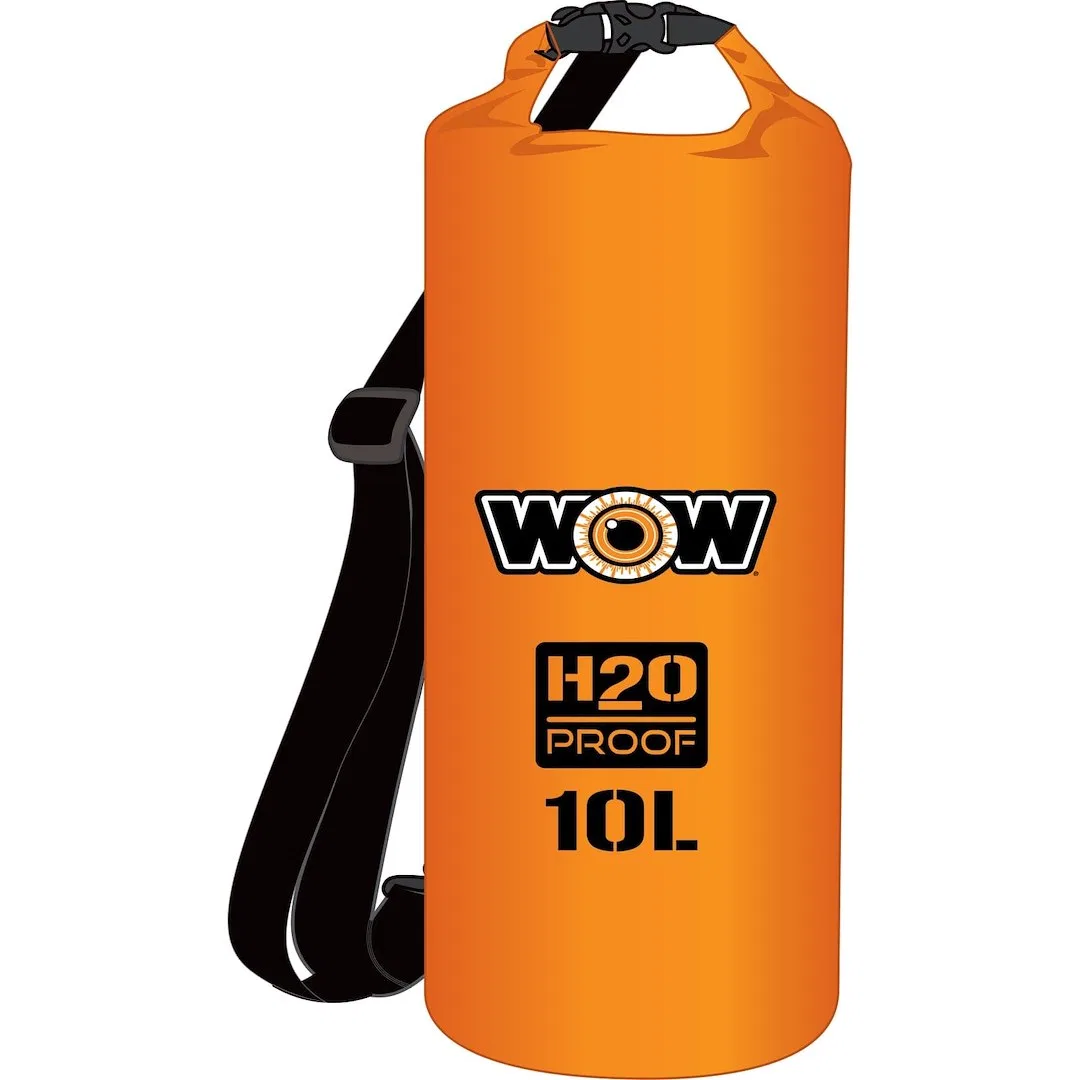 18-5070O – WOW SPORTS Gear Bag, Backpack Style 10 Liter Capacity 1 Large Buckle Locked Compartment With Adjustable Sh...